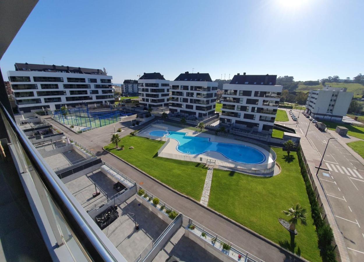 Apartamento 3 Habitaciones Miramar, Luanco Ngoại thất bức ảnh