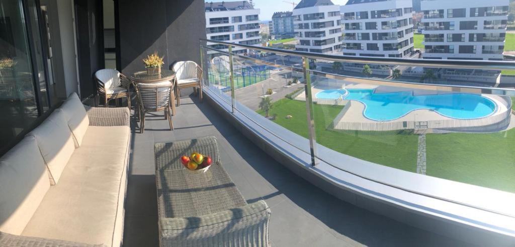Apartamento 3 Habitaciones Miramar, Luanco Ngoại thất bức ảnh